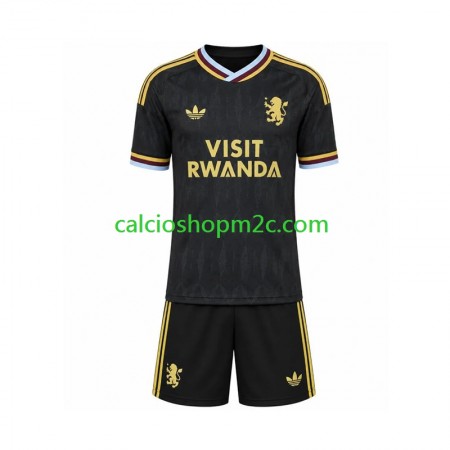 Aston Villa Bambino Maglia Trasferta 2026/2027 Manica Corta Aston Villa Bambino Maglia Trasferta 2026/2027 Manica Corta